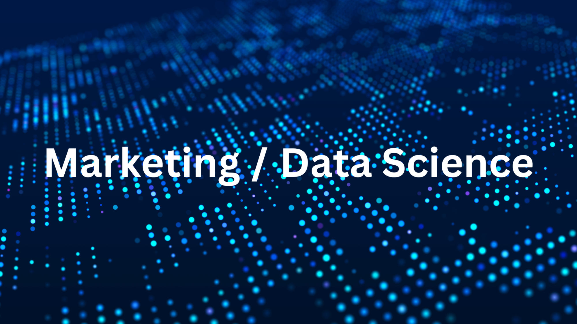 Marketing data science