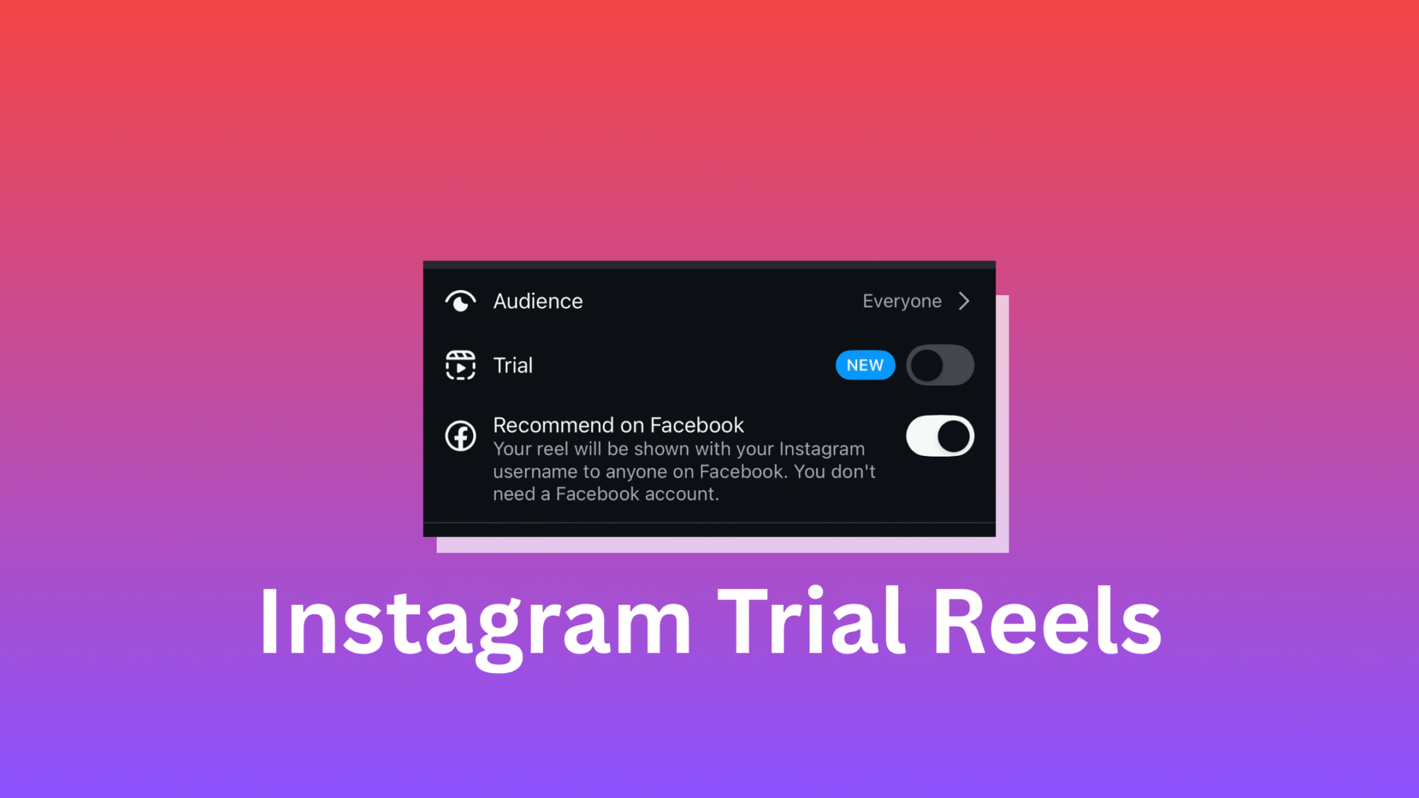 Instagram's new feature Trial Reels